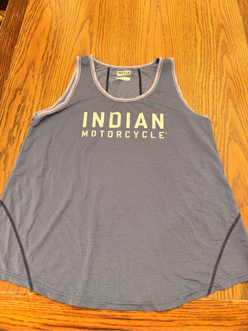 Indian Motorcycle Men's Blue Tank Top